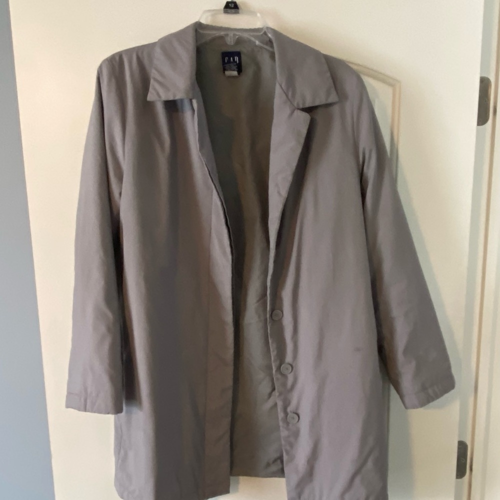 GAP Women's Gray Trench Coat